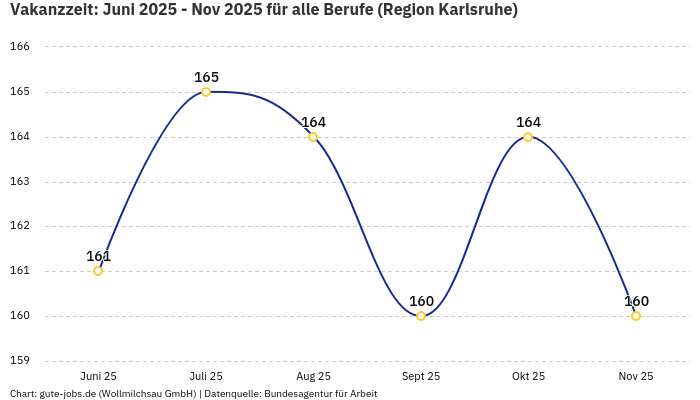 Vakanzzeit: Juni 2025 - Nov 2025 | Für alle Berufe | Region Karlsruhe