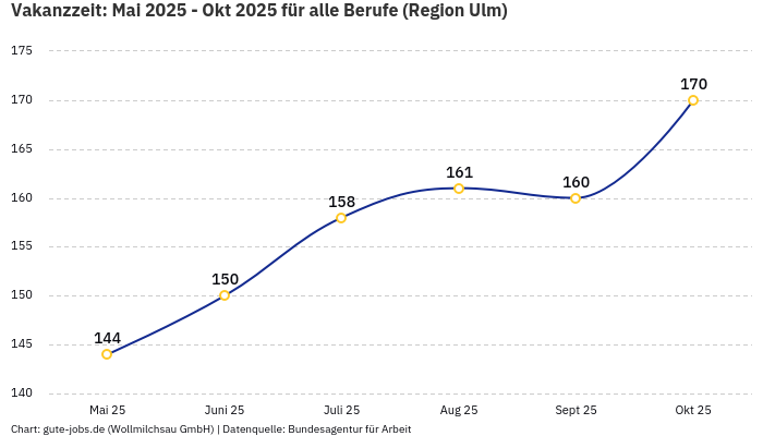 Vakanzzeit: Mai 2025 - Okt 2025 | Für alle Berufe | Region Ulm